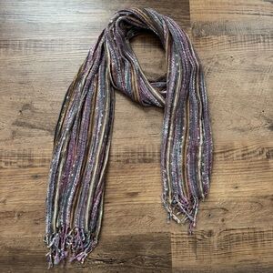 Women's Scarf Y2K Rave Sparkly Colorful Fashion Wrap Shawl Accessory One Size